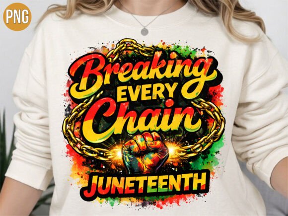 Download Breaking Every Chain Juneteenth PNG - Juneteenth png Collection