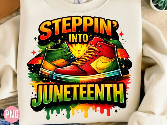 Download Steppin into Juneteenth PNG Shirt - Juneteenth png Collection