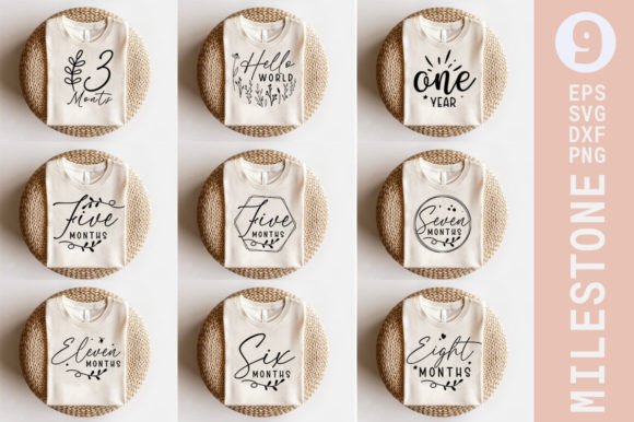 Download Baby Milestone SVG Bundle - Milestone svg bundle Collection
