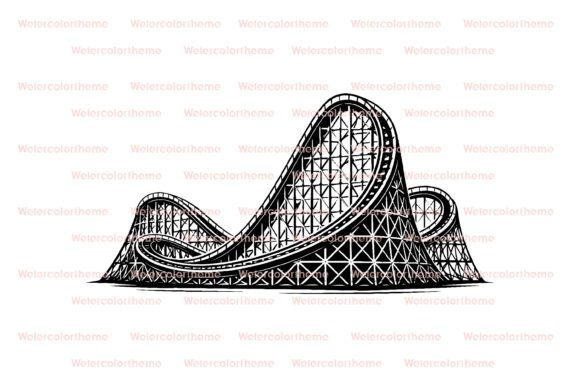 Download Roller Coaster SVG Cut File - Coaster Collection