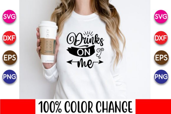 Download Drinks on Me Svg, Coaster Svg Design - Coaster Collection