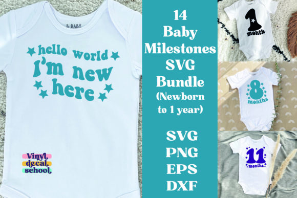 Download Baby Milestone SVG Bundle - Milestone svg bundle Collection